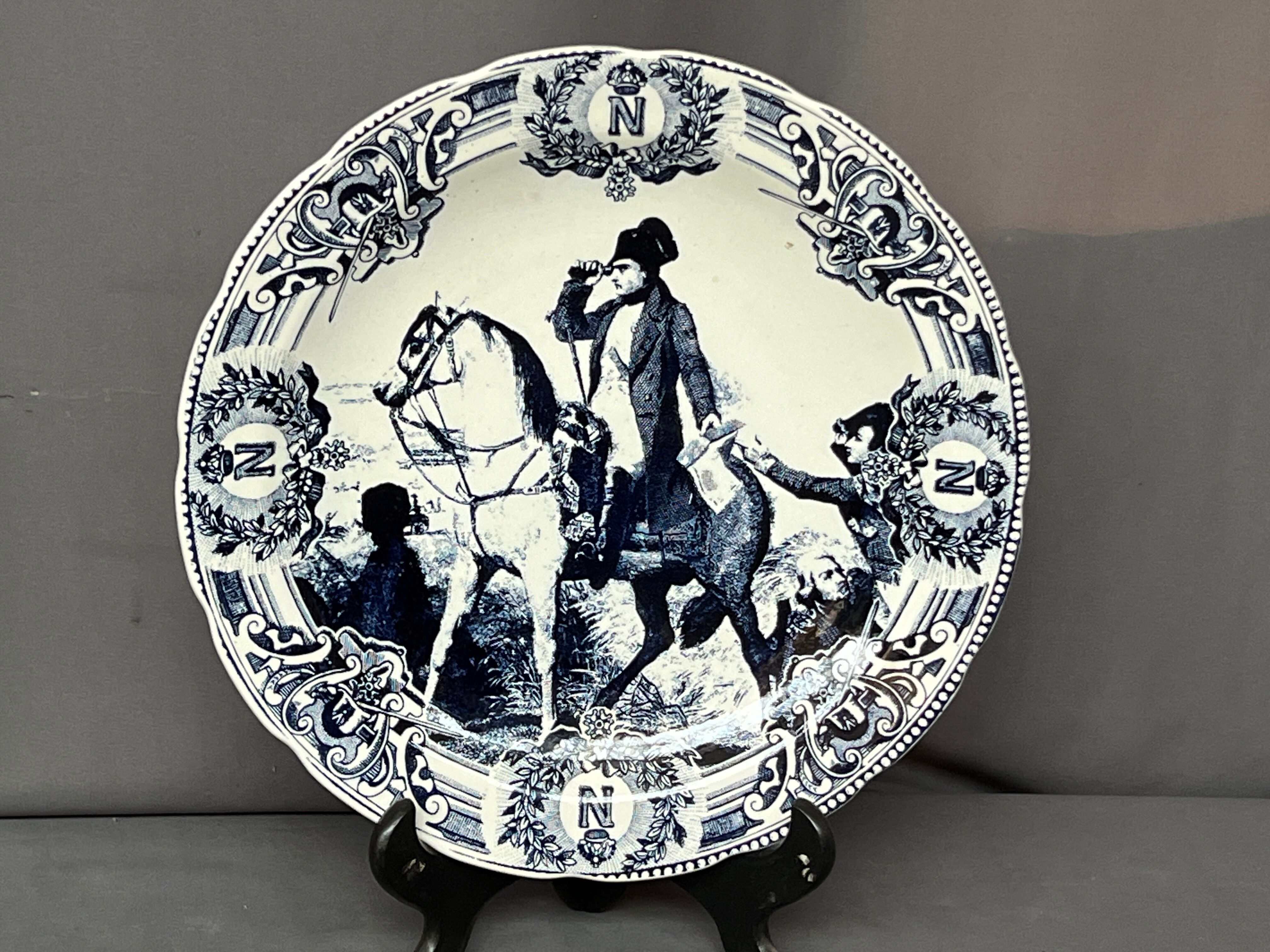 Large collector's plate "Napoleon".