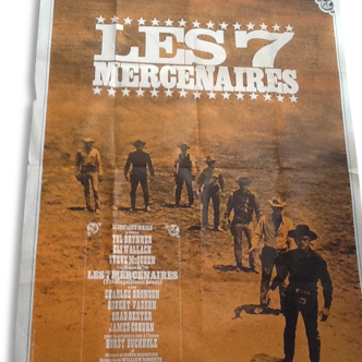 Affiche originale LES. 7. MERCENAIRES