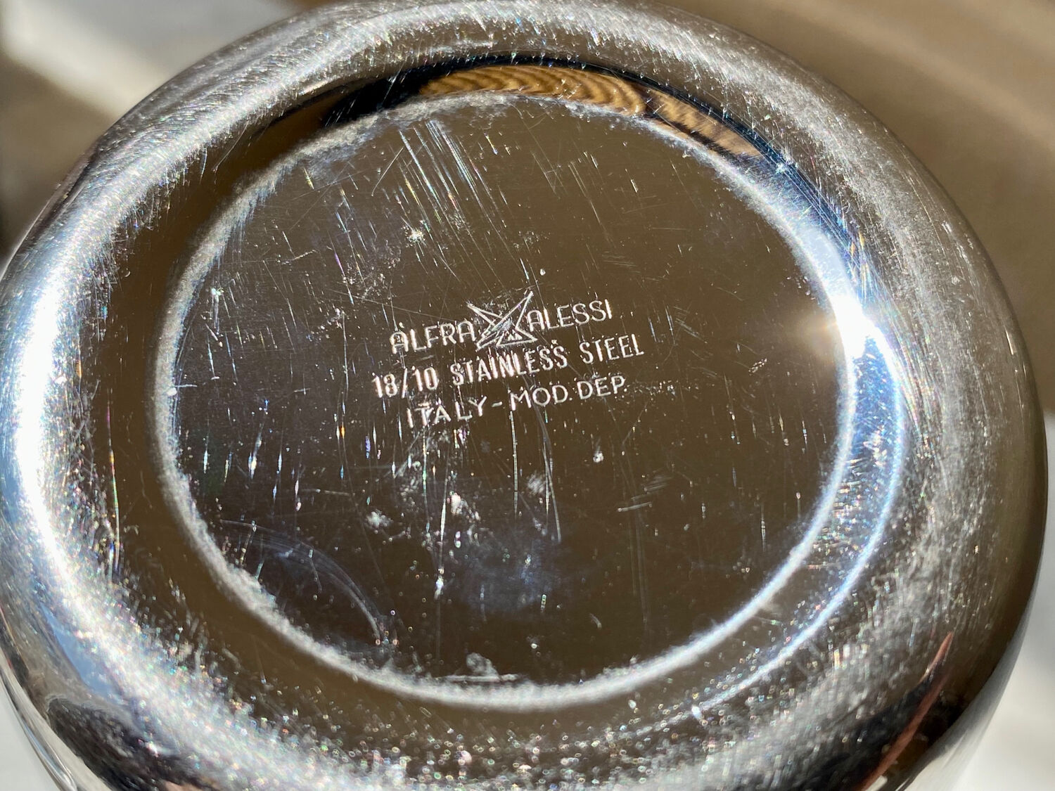 Cocktail shaker 870/50 Alfra Alessi design Luigi Massoni vintage 60s