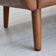 1970s, 3-seater Danish sofa, brown furniture leather with patina.