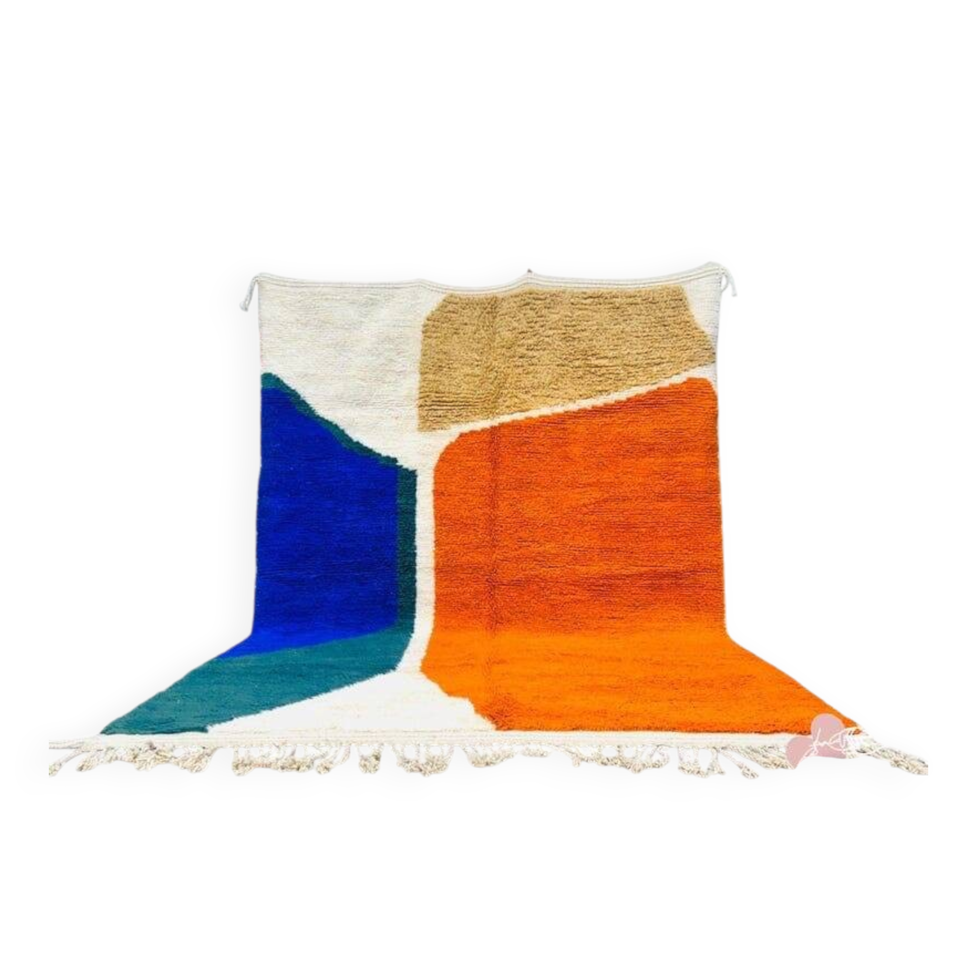 Handwoven colorful Azilal rug size 150 x 250 cm
