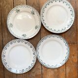 Lot of mismatched plates Terre de Fer