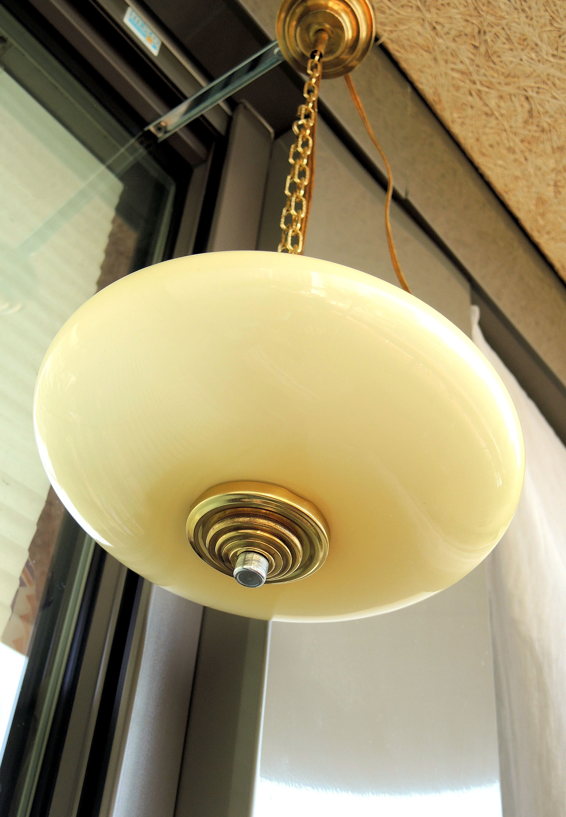 Hanging lamp opaline 24
