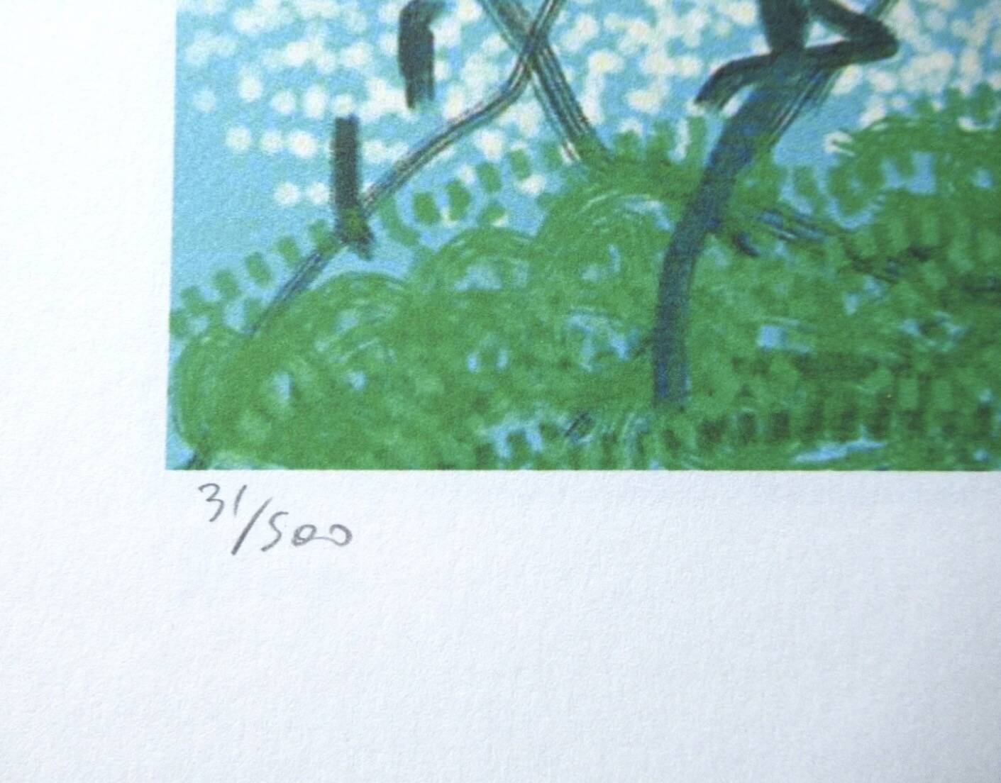 Lithographie de David Hockney signée numérotée