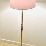 Lampadaire laiton vintage, tripode circa 1960s