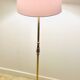 Vintage brass floor lamp, tripod circa 1960s