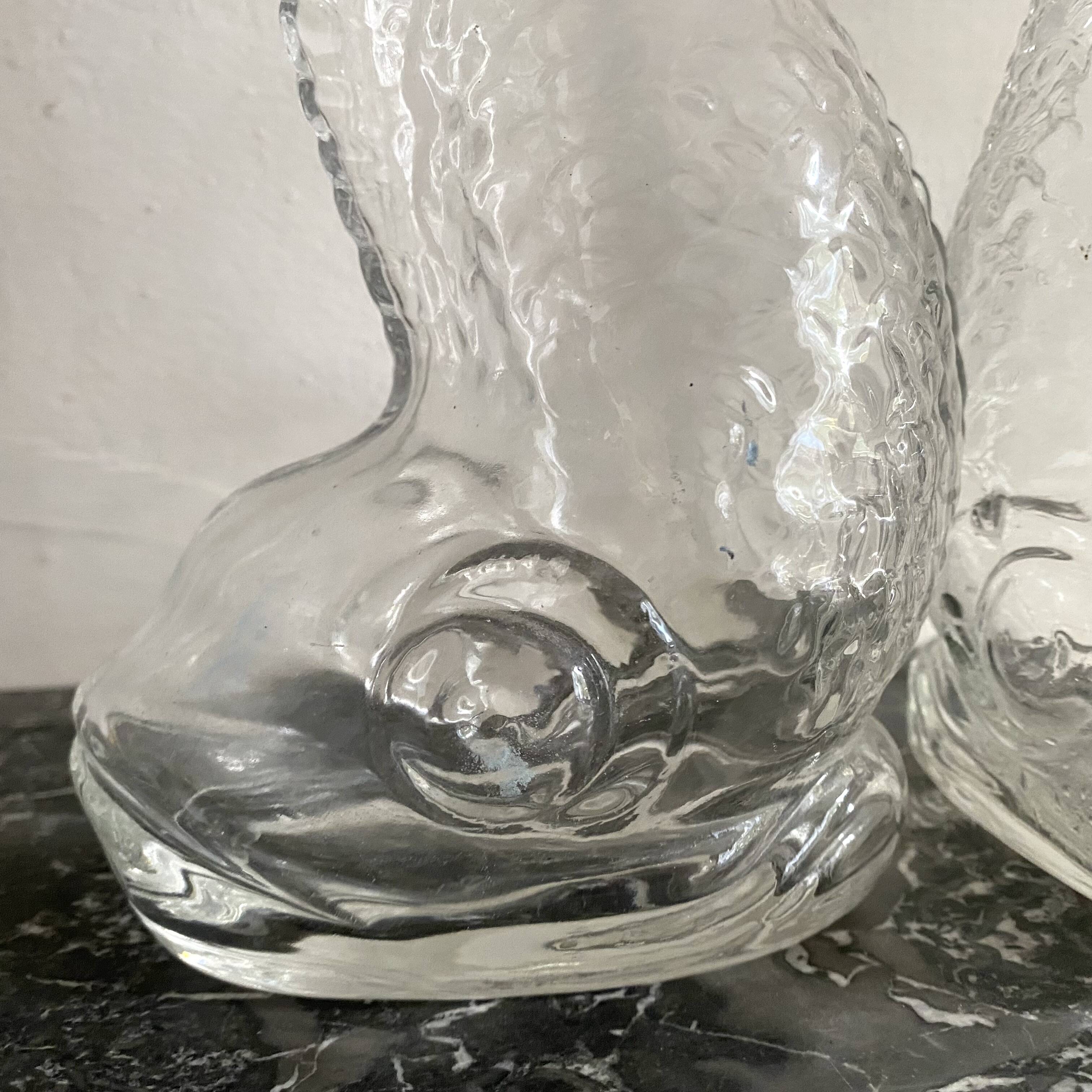 Glass fish carafe, 4 available
