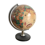 Scanglobe globe "world antique" made in denmark 1981