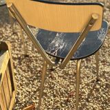 2 chaises vintage en formica