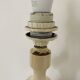Large turned wooden lamp base