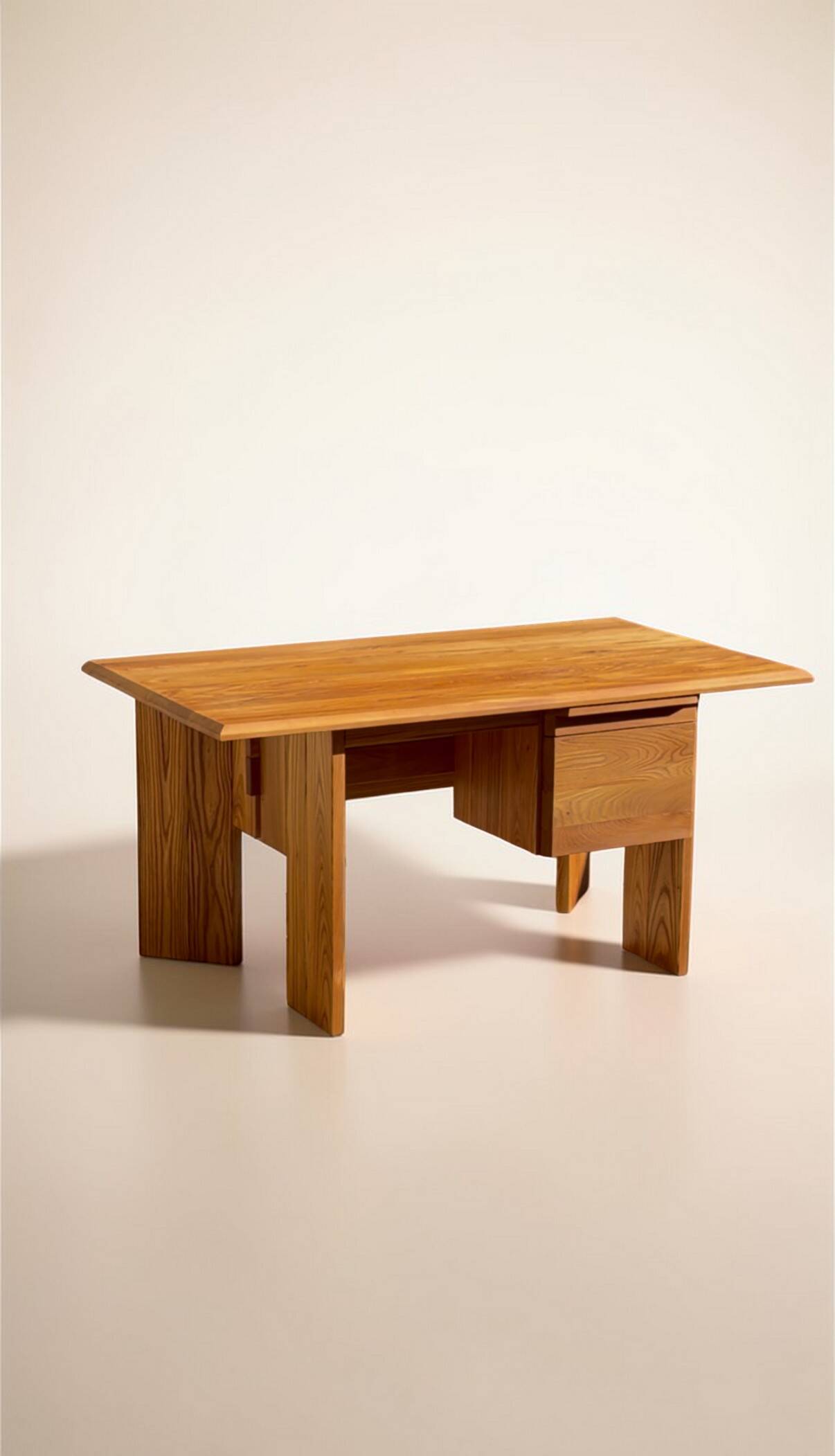 Solid oak desk