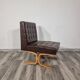 Fauteuil en cuir simple par Ludvik Volak