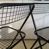 Pair of Cornedo folding chairs by TALIN - Made in Italy - 70s/80s