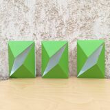 Wall lamp shape vintage origami