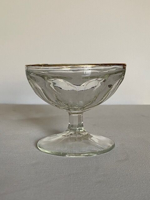 Lot of five glasses golden Byrrh glass