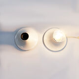 Set of 2 Teti wall lamps by Vico Magistretti for Artemide, 1970s