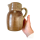 Pichet stoneware vintage Grès du Berry handmade France