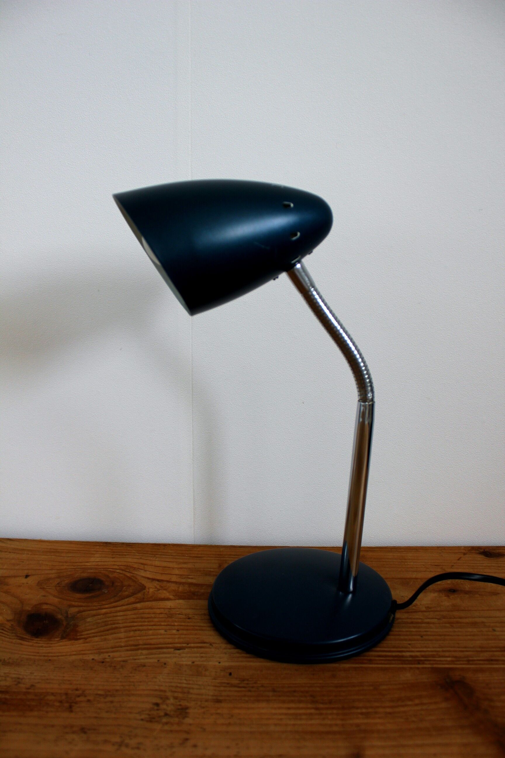 Vintage dark blue desk lamp year 80