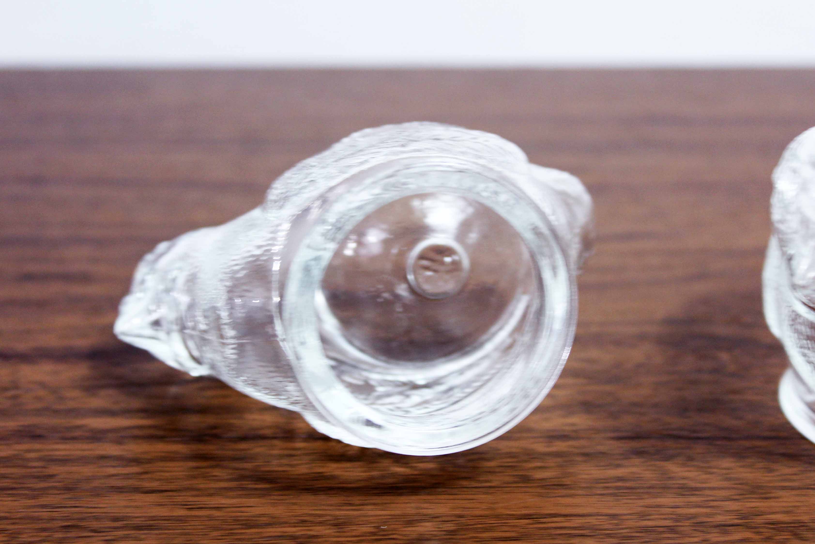 Set of 3 WMF glass cockroaches