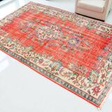 Oushak Turkish Anatolian Vintage Rug sku 2008