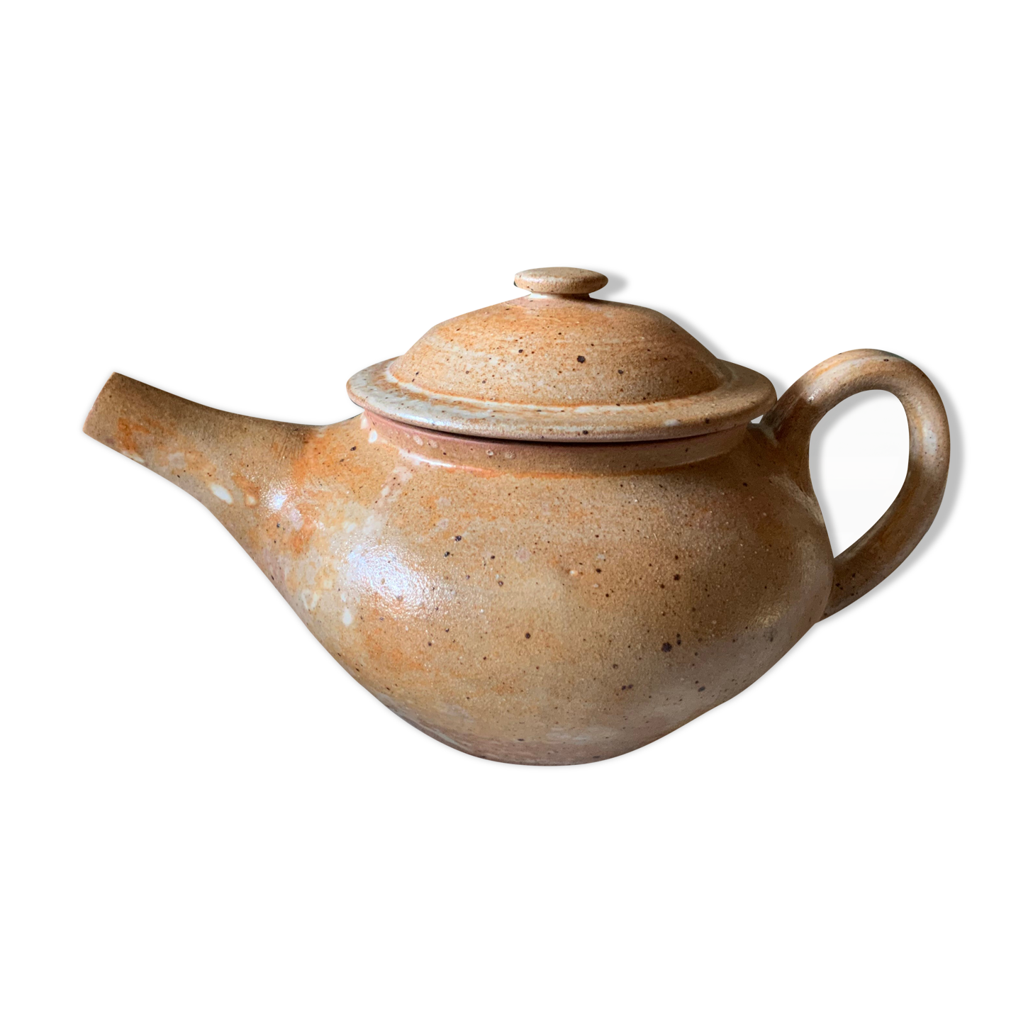 Théière vintage en grès de Loire
