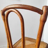 Chaise ancienne assise en cannage