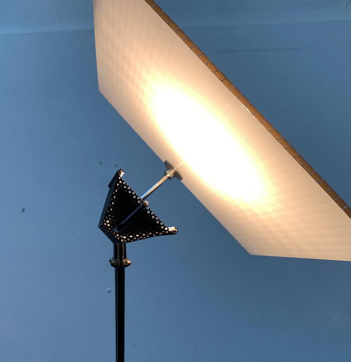 Postmodern table lamp W.O. by Sacha Ketoff for Aluminor, France, 1980s