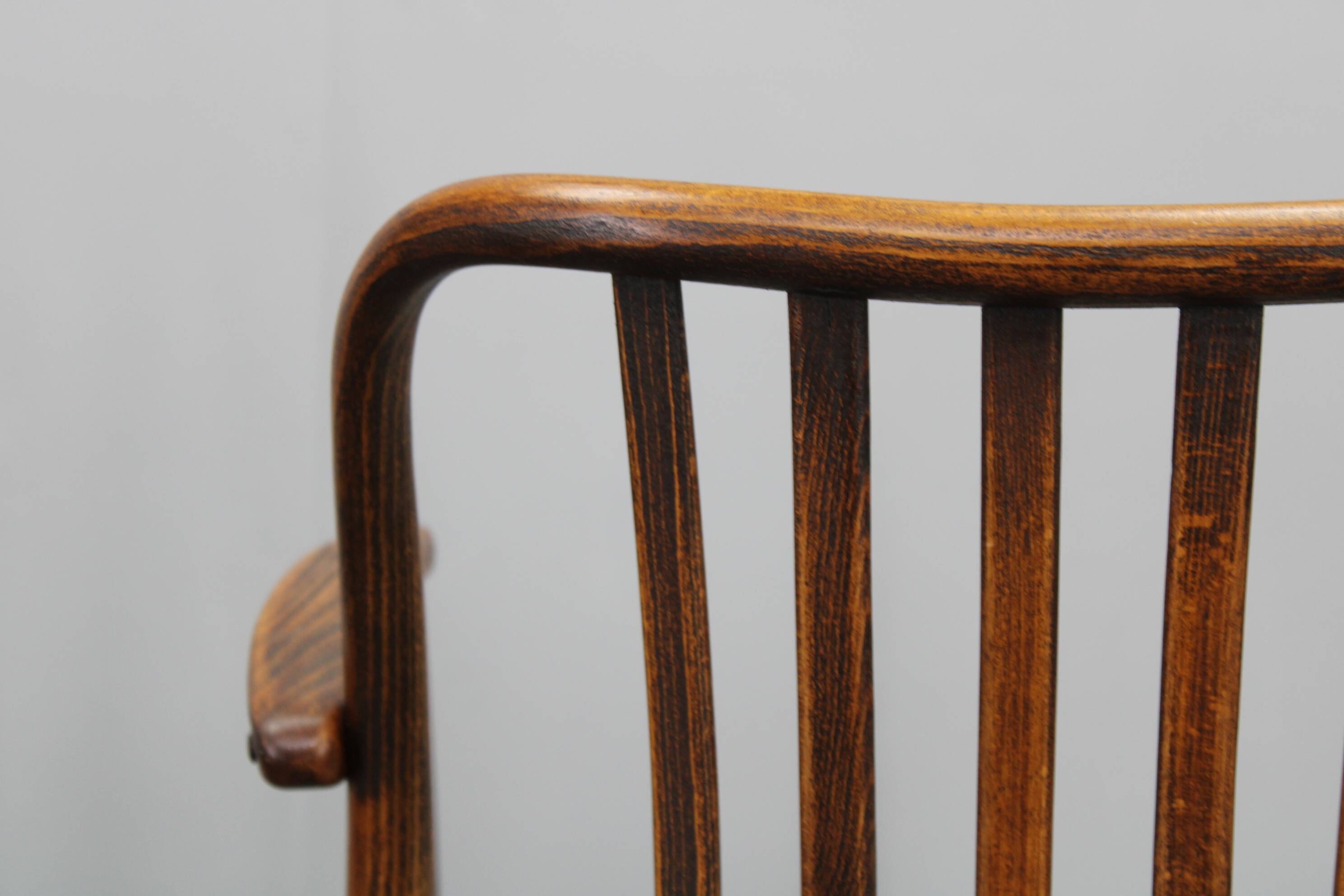 1960s Antonin Suman Set of Six Beech Dining Chairs, Restored