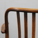 1960s Antonin Suman Set of Six Beech Dining Chairs, Restored
