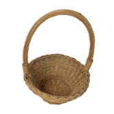 Basket handle vintage wicker