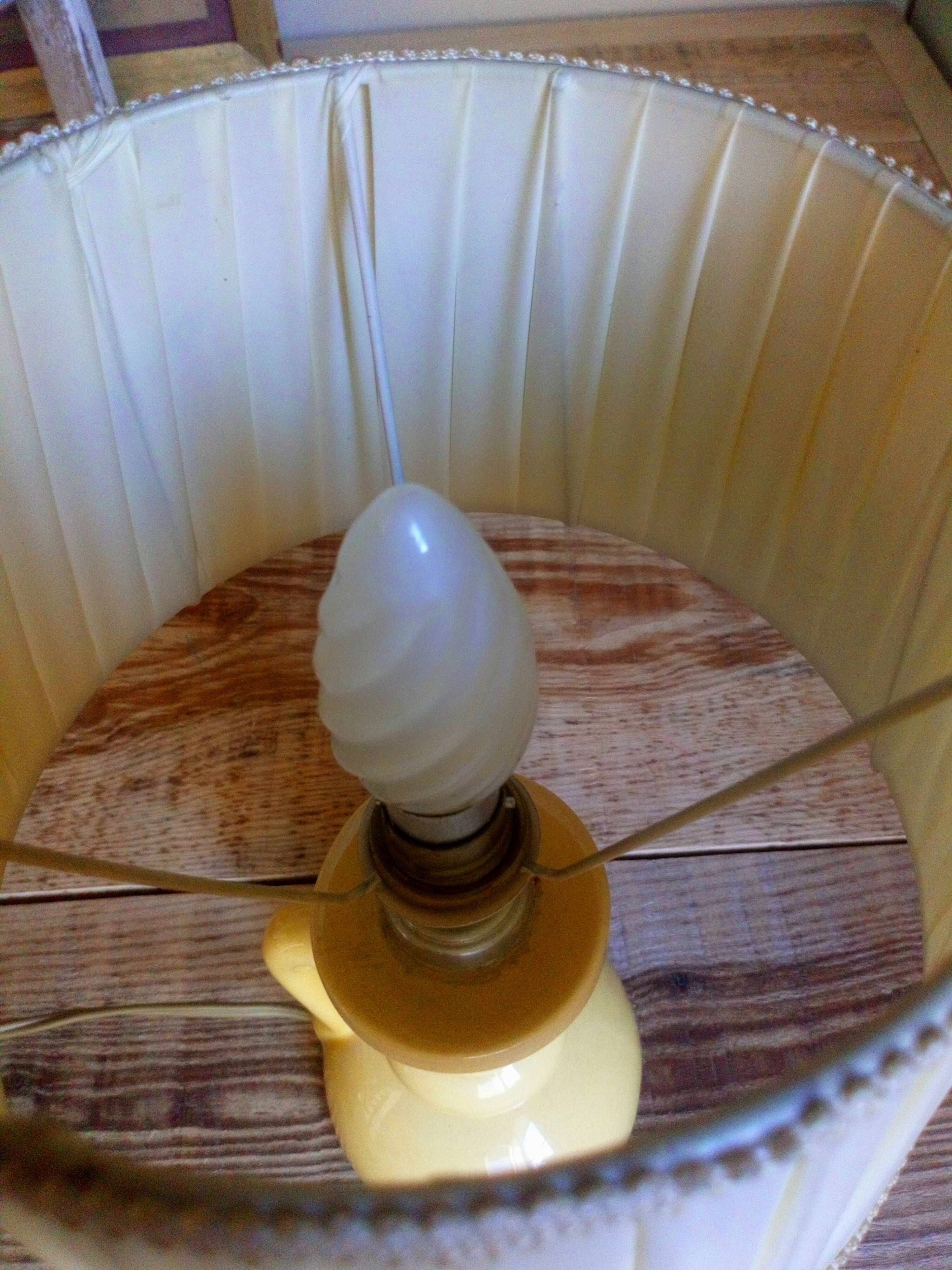 Vintage ceramic bedside lamp