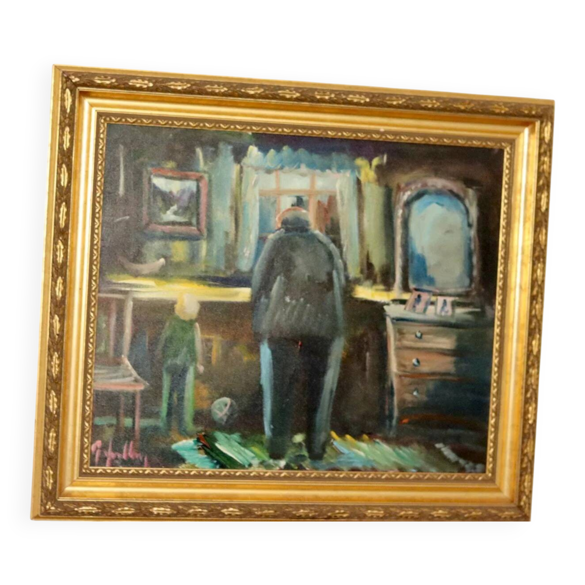 Looking out of the window - by Göte Lundberg