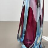 Large 41cm sommerso murano glass flavio poli attr. table light, italy, 1960s