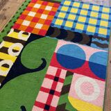 Modernist wool rug