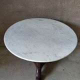 Pedestal table, marble table