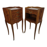 Pair of Louis XV style bedside tables