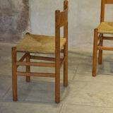 Series of four chairs and two armchairs Danish design 1960'