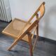 Wooden folding chair
