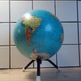 Taride terrestrial globe 1960s Ø15cm