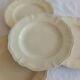 Set of 4 Digoin Sarreguemines Soup Plates – Ivory French Ironstone
