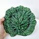 Malicorne Cabbage Barbotine Ceramic Dish Plate Signed Jules Moreau