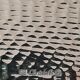 Christofle box in hammered silver metal and wood