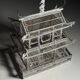 Asian style birdcage wood