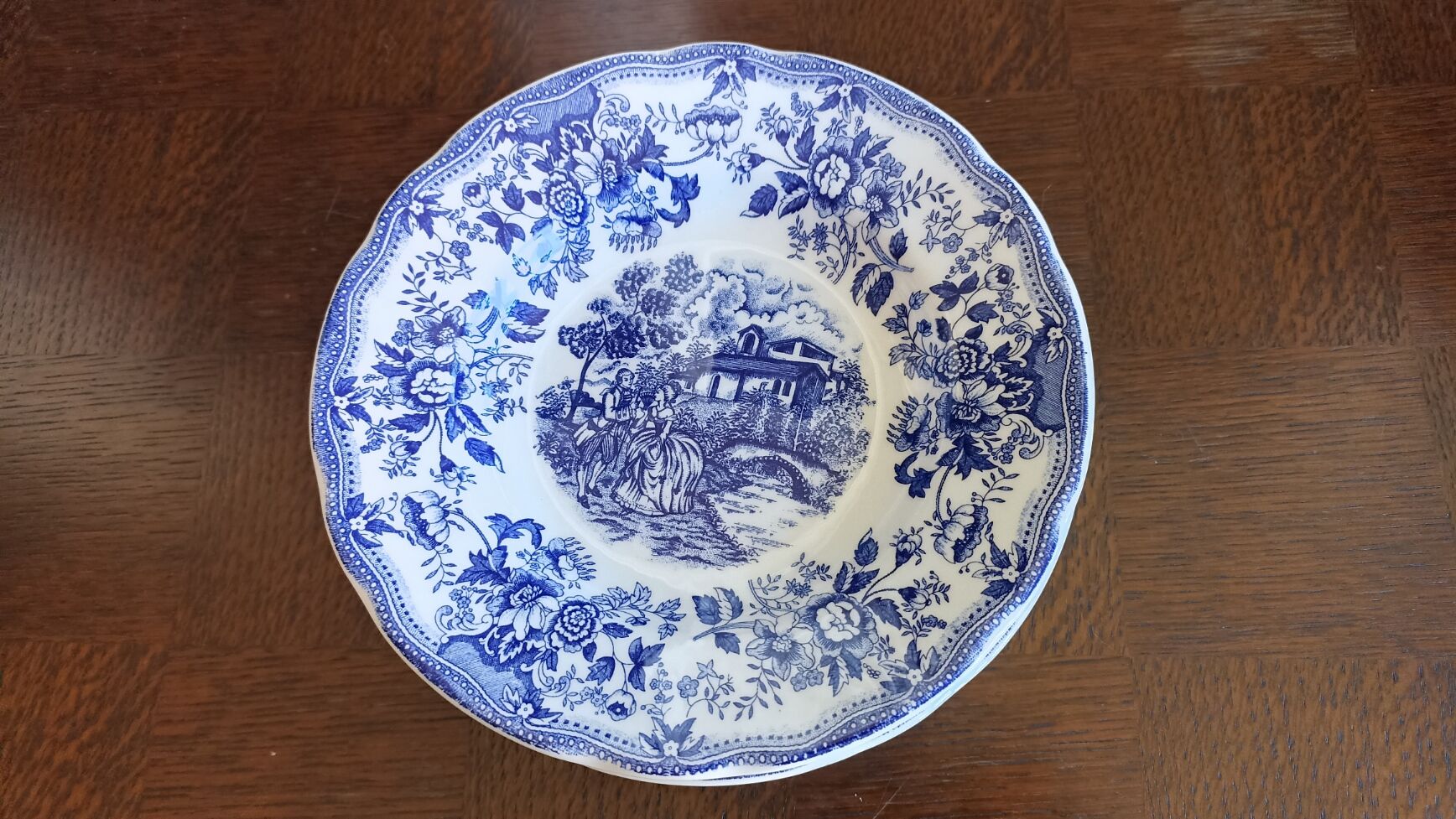5 hollow iron earth plates per CP - blue