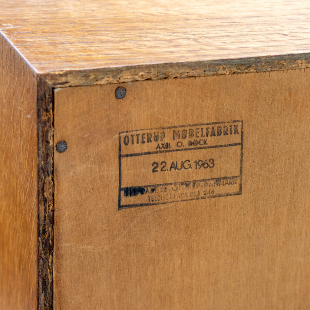 Axel O. Röck oak sideboard, Denmark 1963