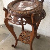 Spot art nouveau with marble rose late nineteenth century
