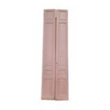 Paire de portes de placard en sapin