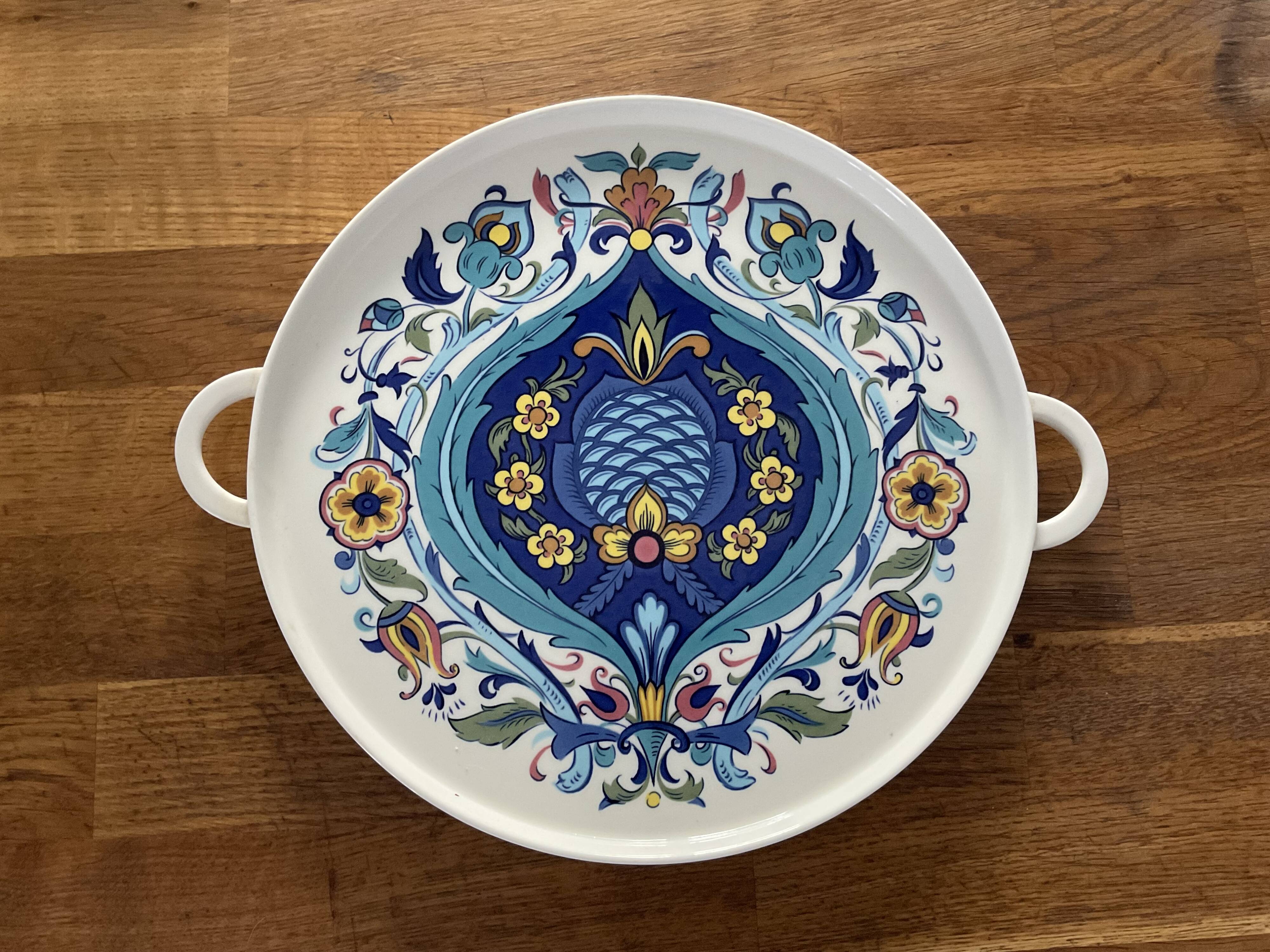 Plat à tarte  .Vintage  1973 . Model Izmir . Vuilleroy et boch