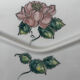 Vintage lot of two compartmentalised plates, decor Monique St Marc.
