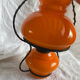Pendant chandelier, vintage, opaline, Orange, 1970s